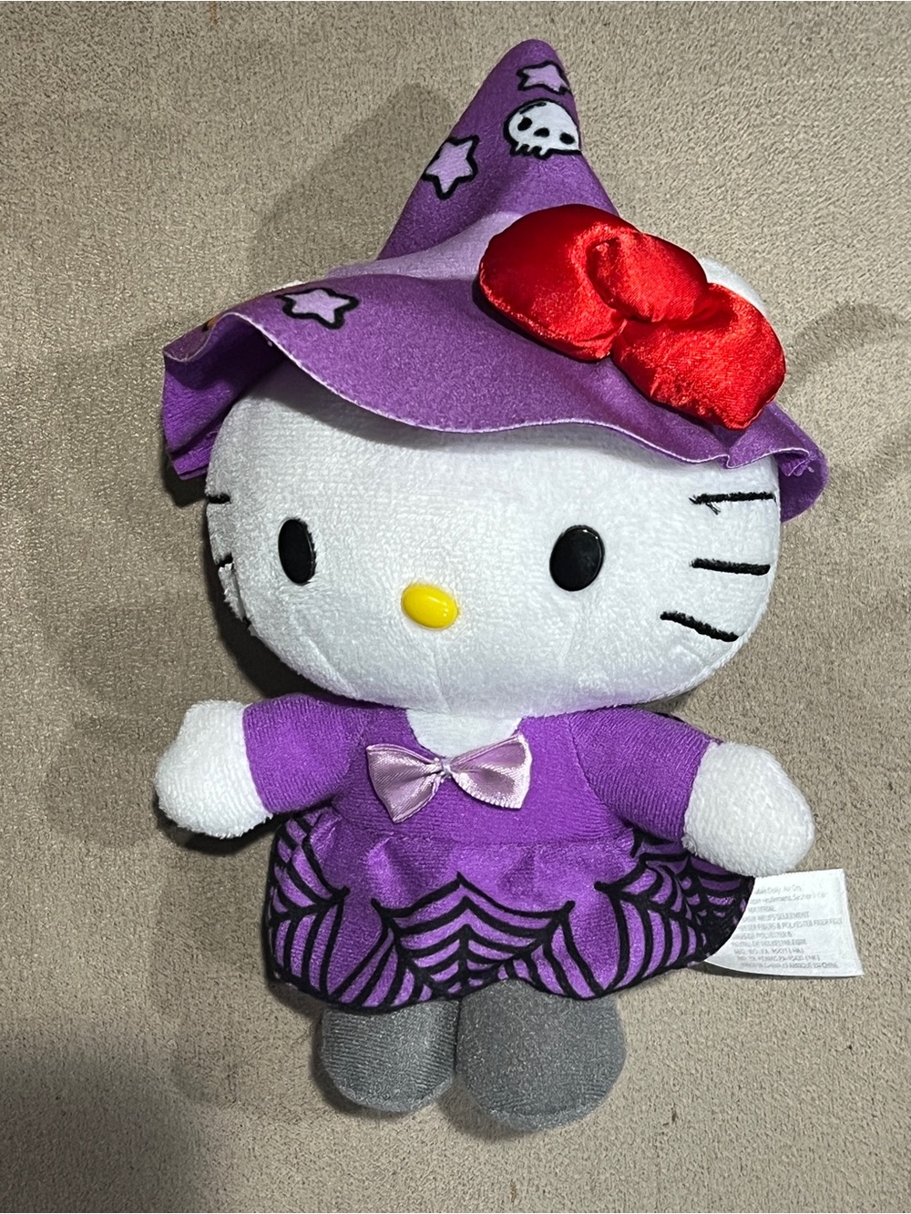 2022 HELLO KITTY 6" Witch Plush Halloween Sanrio
